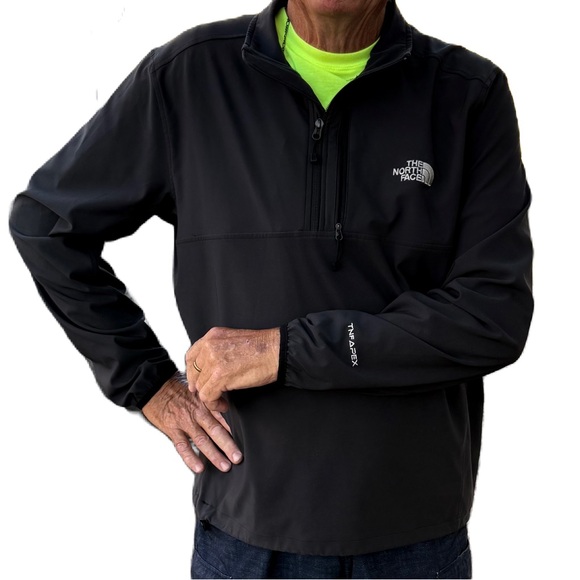 The North Face Other - The North Face pullover windbreaker 1/4 zip stand collar hidden chest pocket